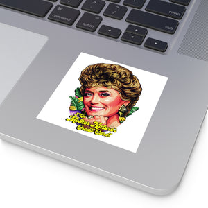 I Use Mother Nature’s Credit Card! - Square Vinyl Stickers