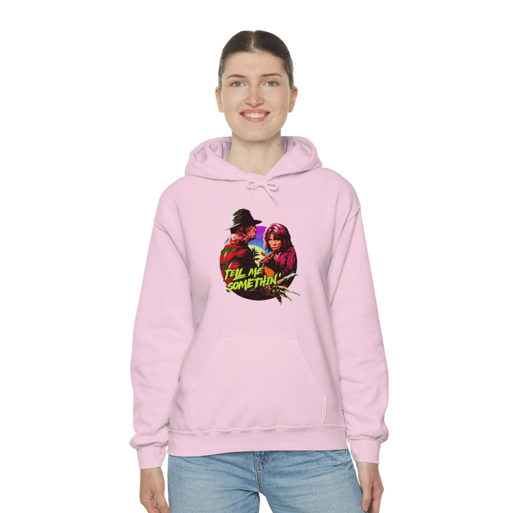 Tell Me Somethin' - Unisex Heavy Blend™ Hooded Sweatshirt