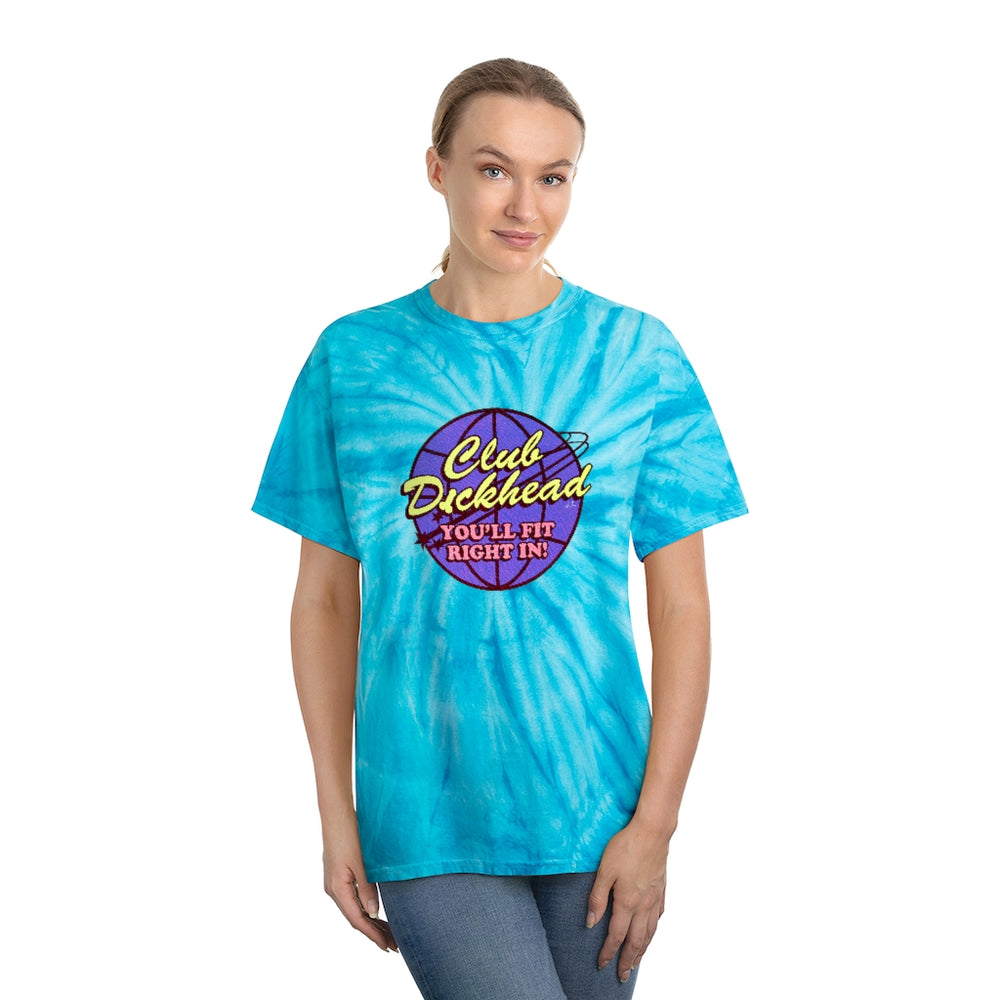 CLUB DICKHEAD - Tie-Dye Tee, Cyclone