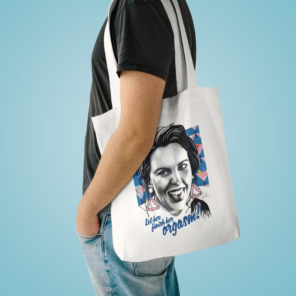 Let Her Finish Her Orgasm! [Australian-Printed] - Cotton Tote Bag