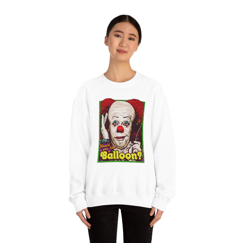 Would You Like A Balloon? - Unisex Heavy Blend™ Crewneck Sweatshirt