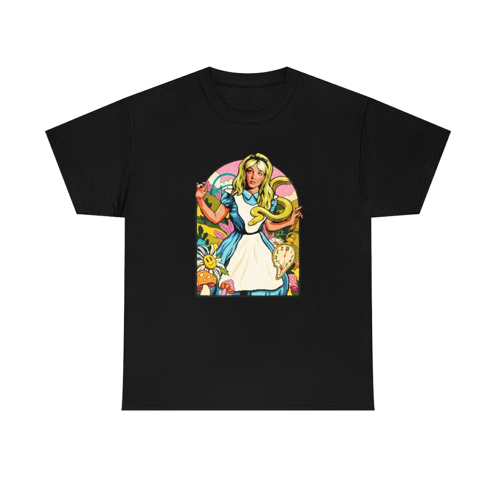 Down The Rabbit Hole [Australian-Printed] - Unisex Heavy Cotton Tee