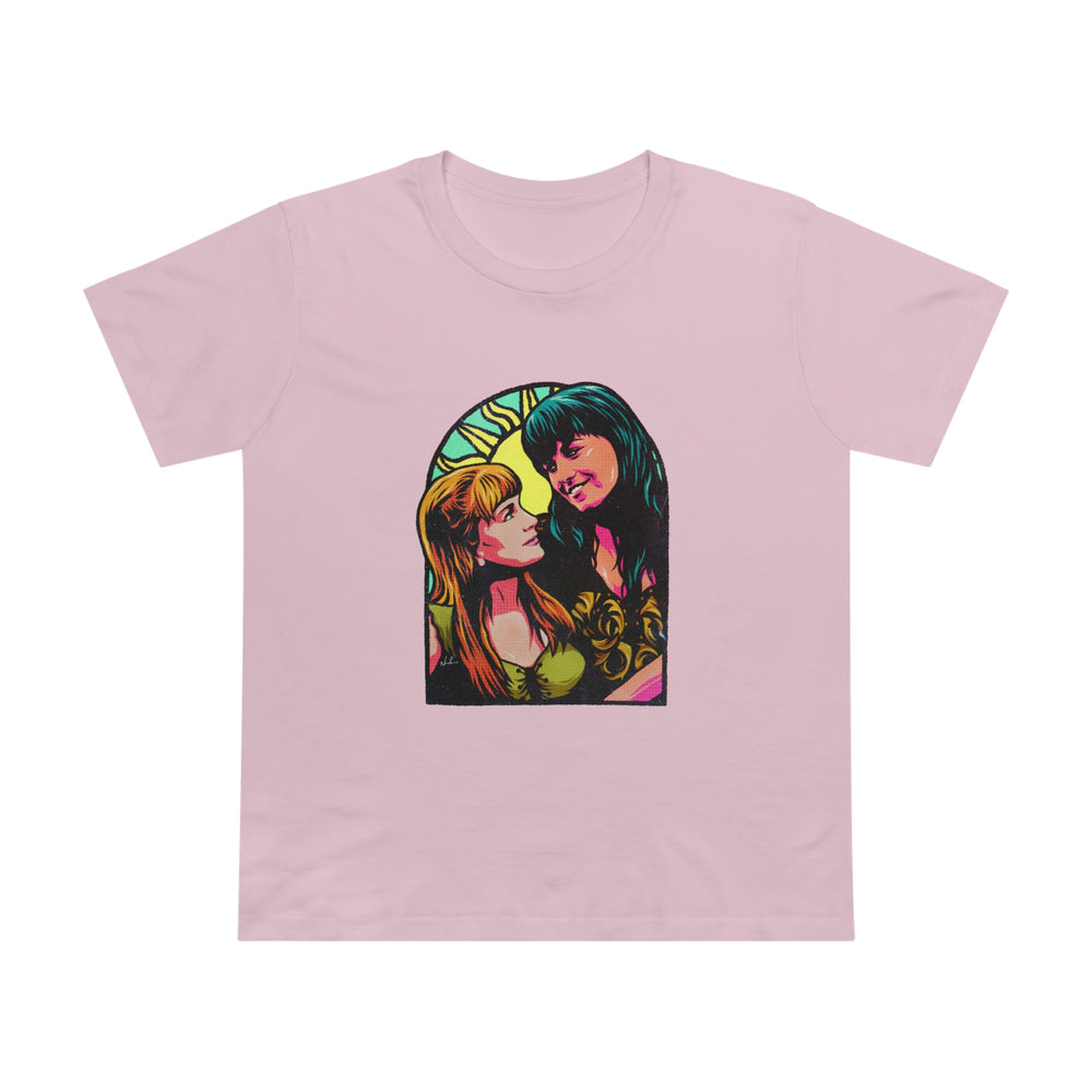 XENA X GABRIELLE [Australian-Printed] - Women’s Maple Tee