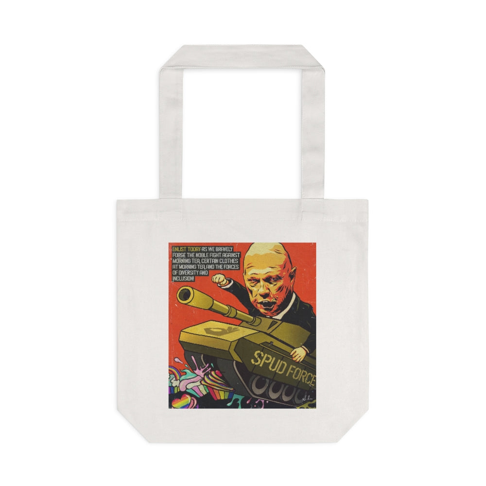 SPUD FORCE [Australian-Printed] - Cotton Tote Bag