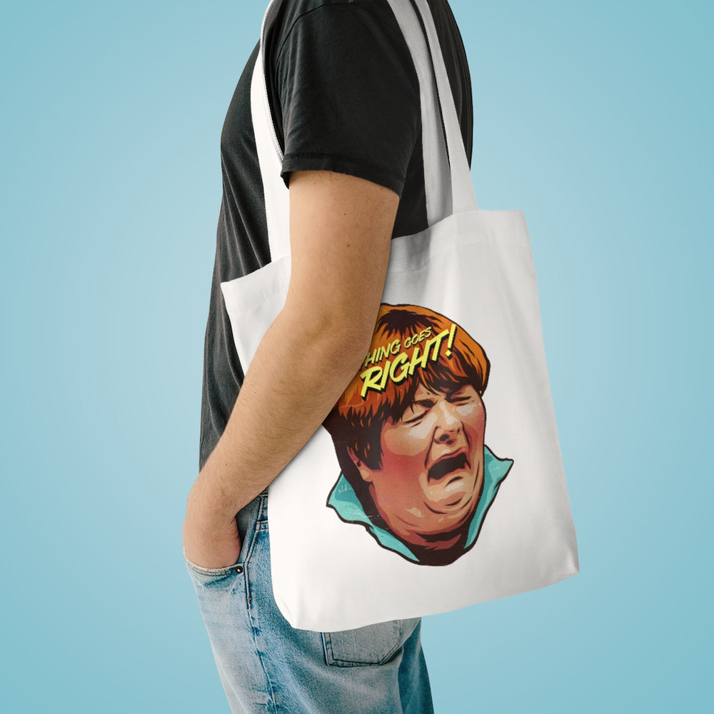 NOTHING GOES RIGHT! [Australian-Printed] - Cotton Tote Bag