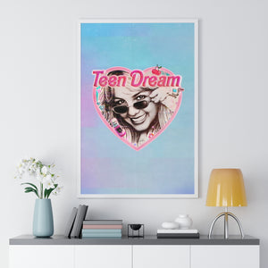 TEEN DREAM [Coloured BG] - Premium Framed Vertical Poster