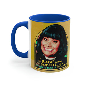 Babe With A Bobcut And A Magnificent Bosom - 11oz Accent Mug (Australian Printed)