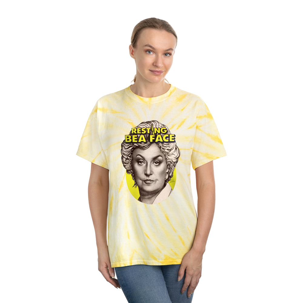 RESTING BEA FACE - Tie-Dye Tee, Cyclone