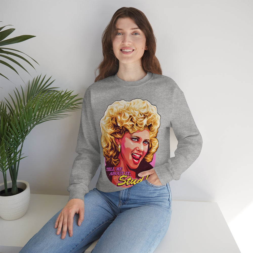 Tell Me About It, Stud [Australian-Printed] - Unisex Heavy Blend™ Crewneck Sweatshirt