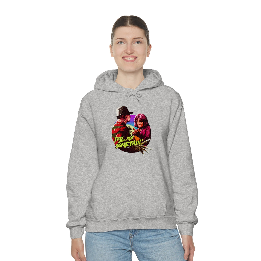 Tell Me Somethin' - Unisex Heavy Blend™ Hooded Sweatshirt