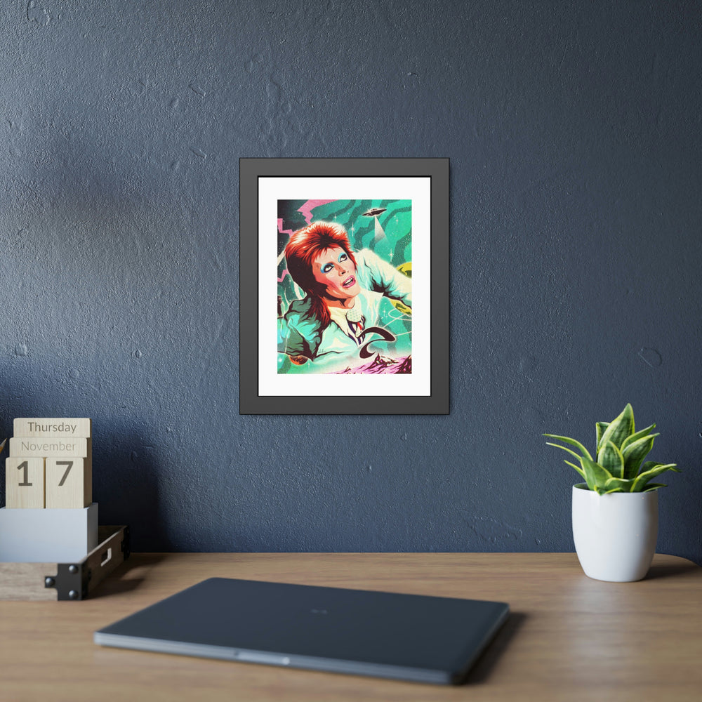 GALACTIC BOWIE - Framed Paper Posters