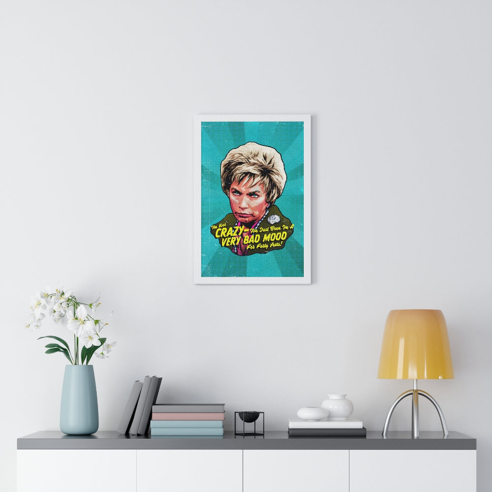 Ouiser Boudreaux [Coloured BG] - Premium Framed Vertical Poster