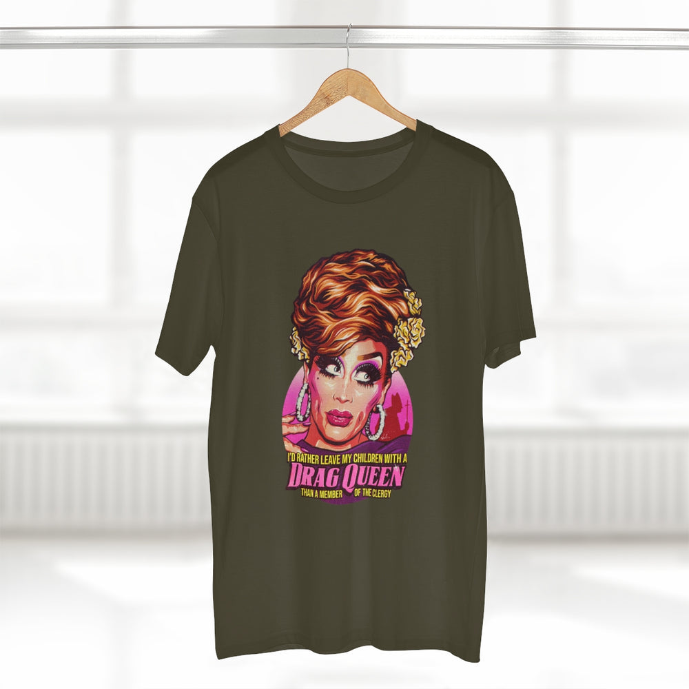 I'd Rather Leave My Children With A Drag Queen [Australian-Printed] - Men's Staple Tee