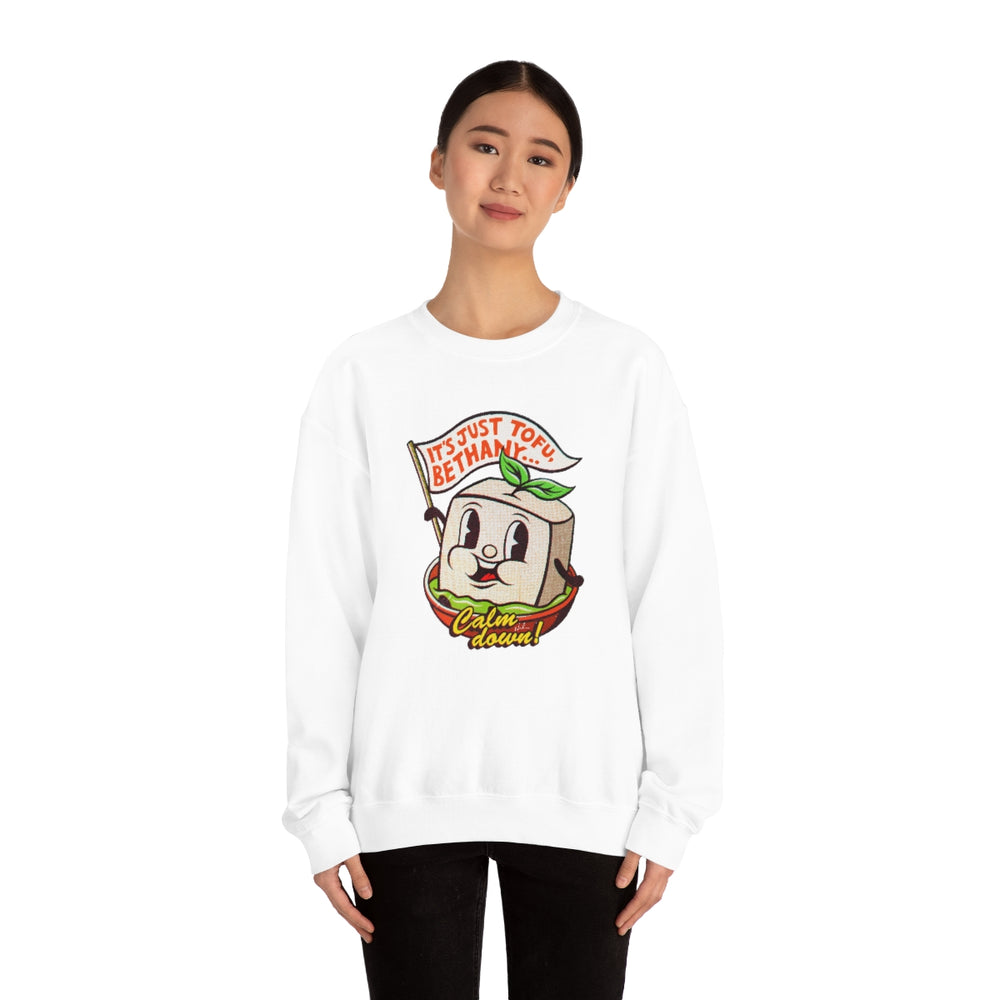 It's Just Tofu, Bethany - Unisex Heavy Blend™ Crewneck Sweatshirt