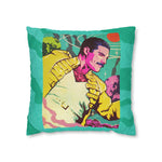 GALACTIC FREDDIE - Spun Polyester Square Pillow Case 16x16" (Slip Only)