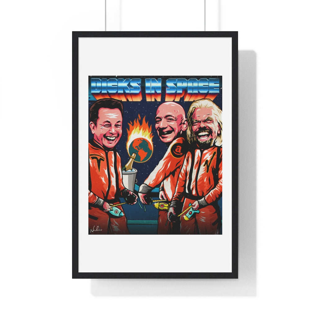 DICKS IN SPACE - Premium Framed Vertical Poster