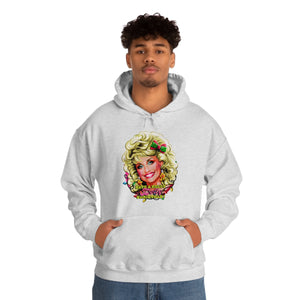 Have A Holly Dolly Christmas! - Unisex Heavy Blend™ Hooded Sweatshirt