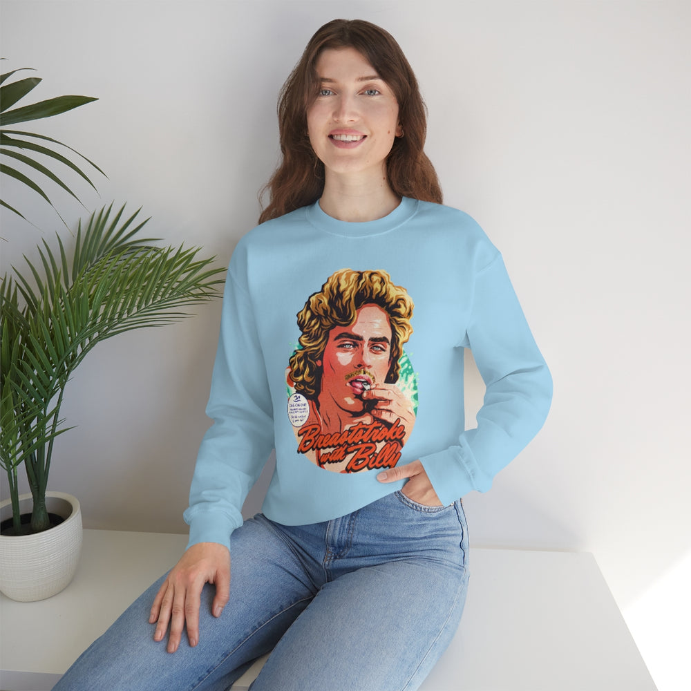 Breaststroke With Billy - Unisex Heavy Blend™ Crewneck Sweatshirt