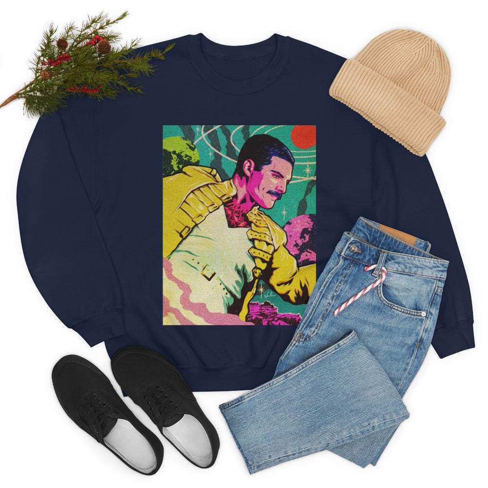 GALACTIC FREDDIE [Australian-Printed] - Unisex Heavy Blend™ Crewneck Sweatshirt