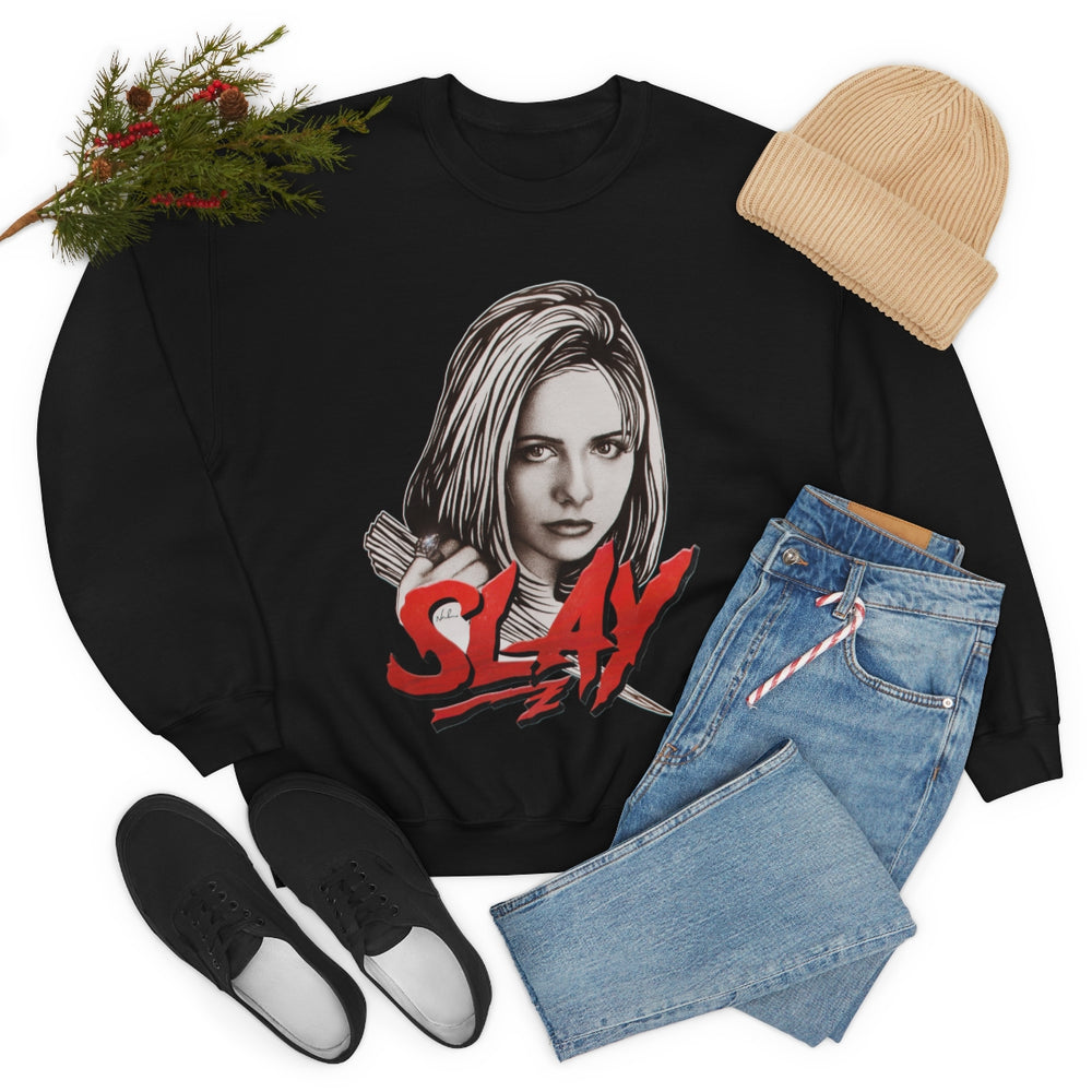 SLAY [Australian-Printed] - Unisex Heavy Blend™ Crewneck Sweatshirt