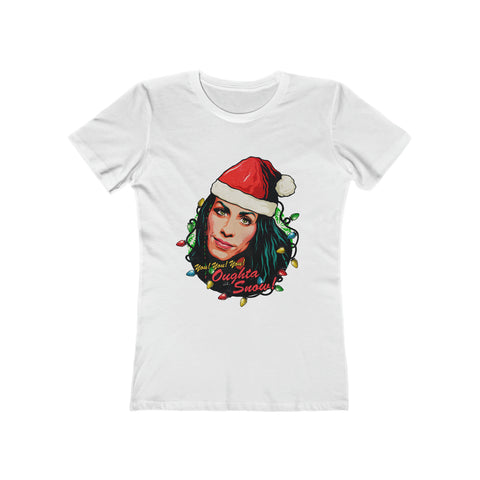 You Oughta Snow! [Australian-Printed] - Women's The Boyfriend Tee