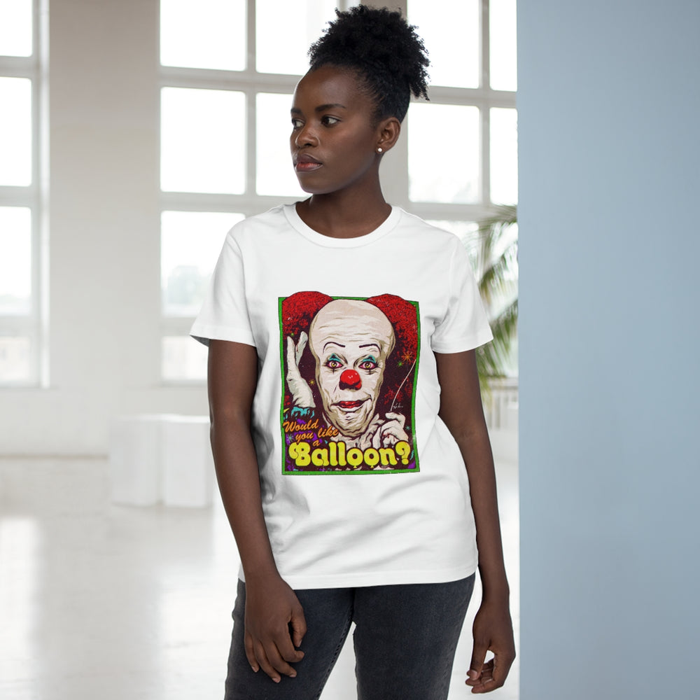 Would You Like A Balloon? [Australian-Printed] - Women’s Maple Tee