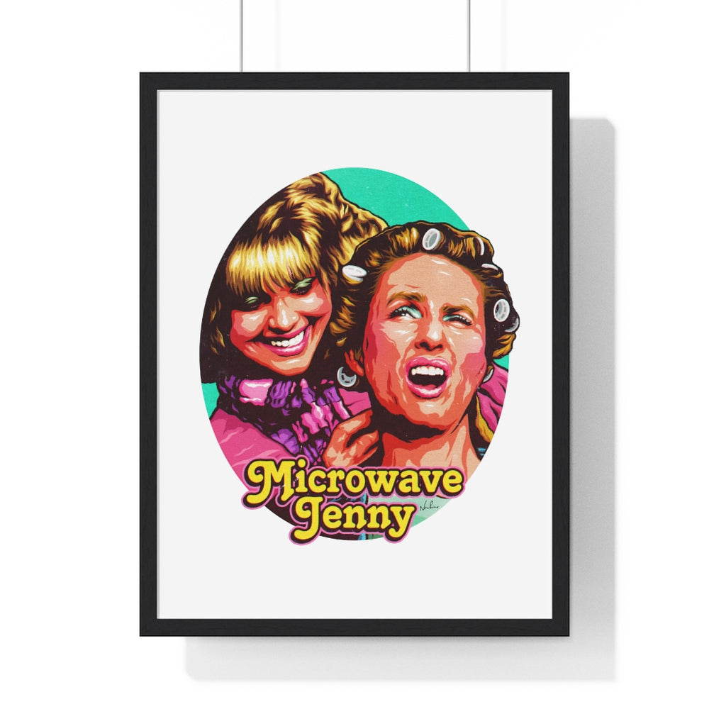 Microwave Jenny - Premium Framed Vertical Poster