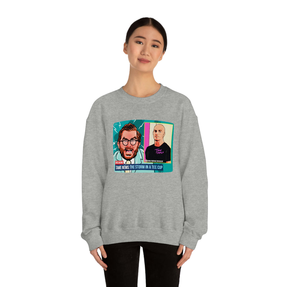 TAME NEWS [Australian-Printed] - Unisex Heavy Blend™ Crewneck Sweatshirt