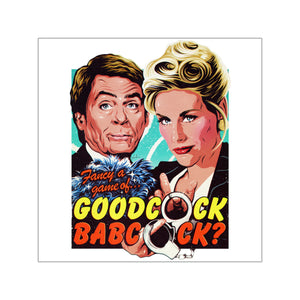 GOODCOCK BABCOCK - Square Vinyl Stickers