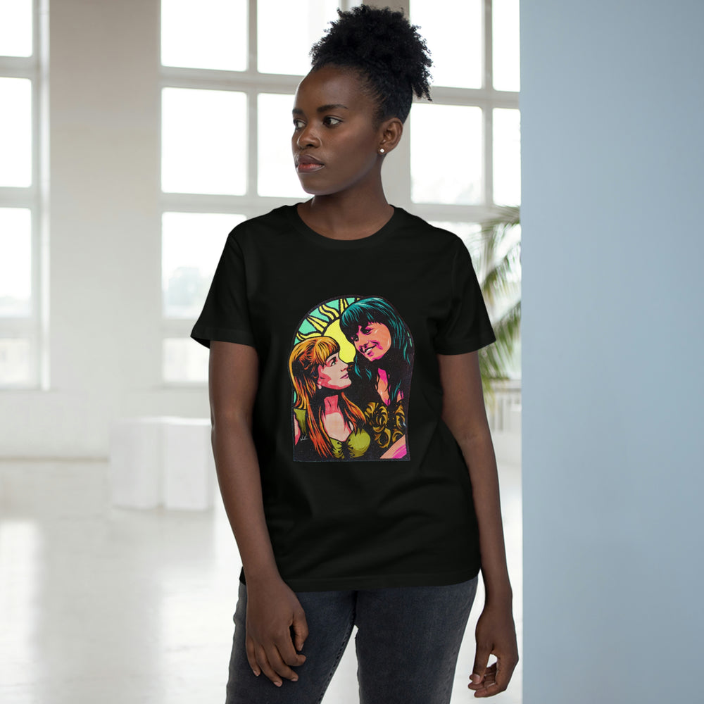 XENA X GABRIELLE [Australian-Printed] - Women’s Maple Tee