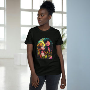 XENA X GABRIELLE [Australian-Printed] - Women’s Maple Tee