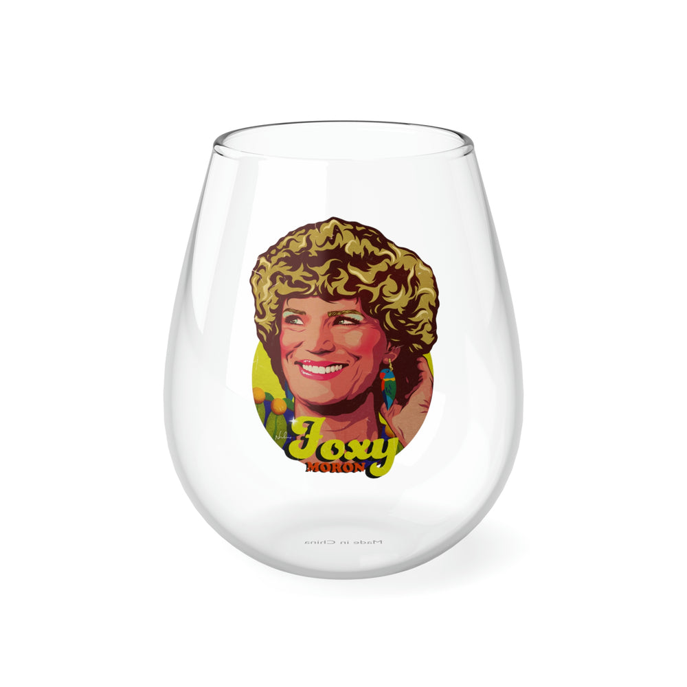 Foxy Moron - Stemless Glass, 11.75oz