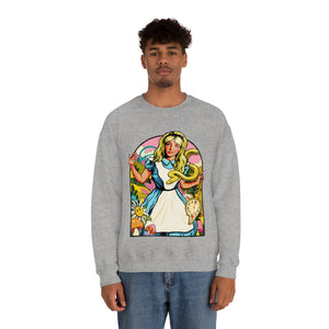 Down The Rabbit Hole [Australian-Printed] - Unisex Heavy Blend™ Crewneck Sweatshirt