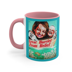 Great Barrier From Relief - 11oz Accent Mug (Australian Printed)