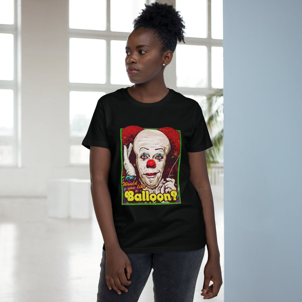 Would You Like A Balloon? [Australian-Printed] - Women’s Maple Tee