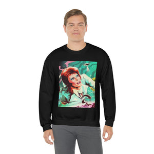 GALACTIC BOWIE - Unisex Heavy Blend™ Crewneck Sweatshirt